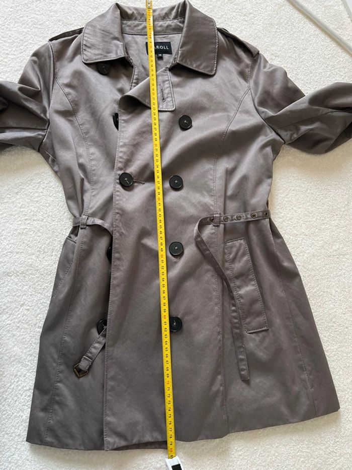 Trench-coat taupe Caroll T38 - photo numéro 6