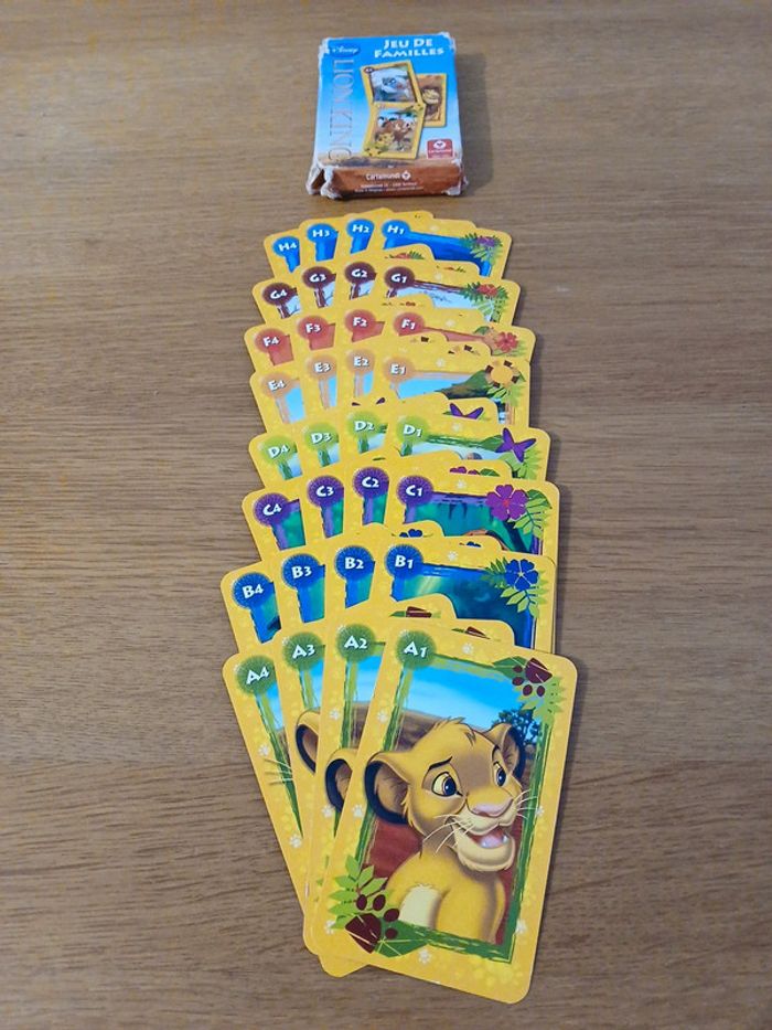 Jeu de famille le roi lion