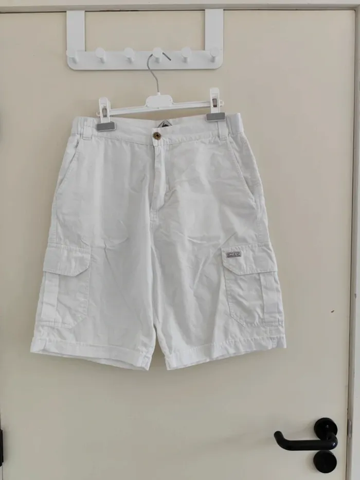 Beau short / bermuda Blanc du Nil style cargo M - photo numéro 4