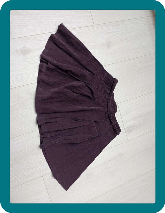 Jupe velours violette - photo numéro 2