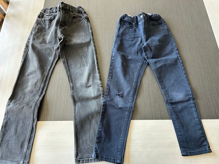 Lot 2 jeans garçon 8ans - photo numéro 2