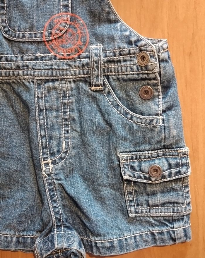 Salopette short en jeans 1 mois garçon Cocoon - photo numéro 4