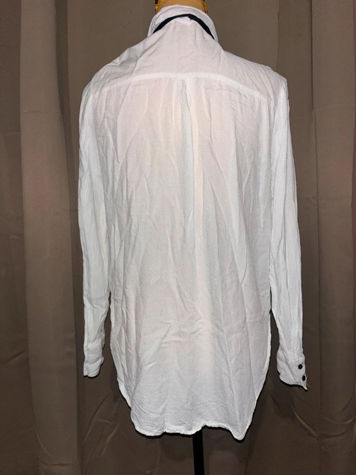 Chemise blanche lien noir promod 38 - photo numéro 5