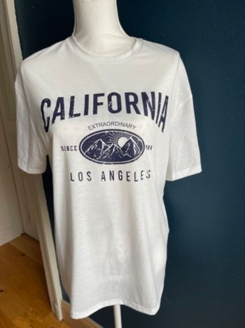 Tee shirt oversize motif California XXS 32 neuf