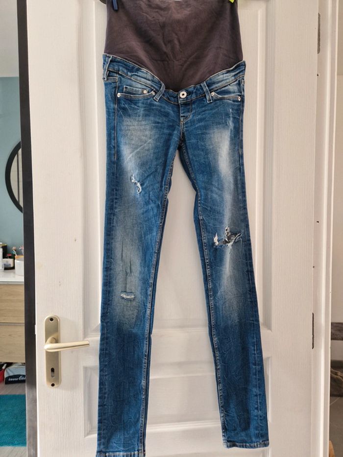 Pantalon jeans de maternite