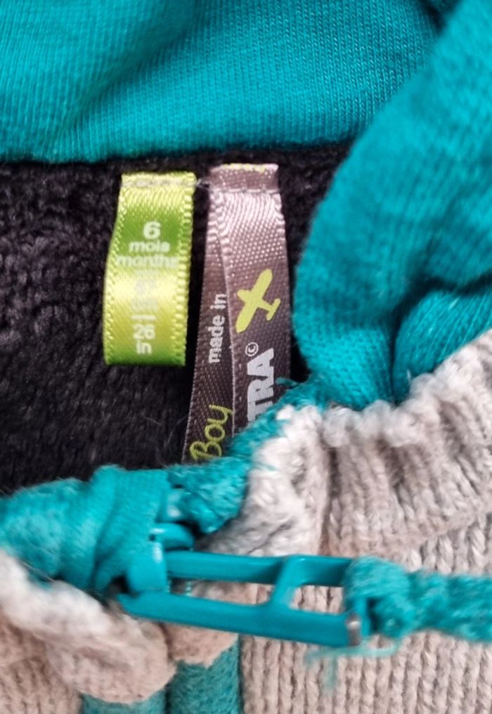 Veste zippée - 6 mois - Garçon - photo numéro 3
