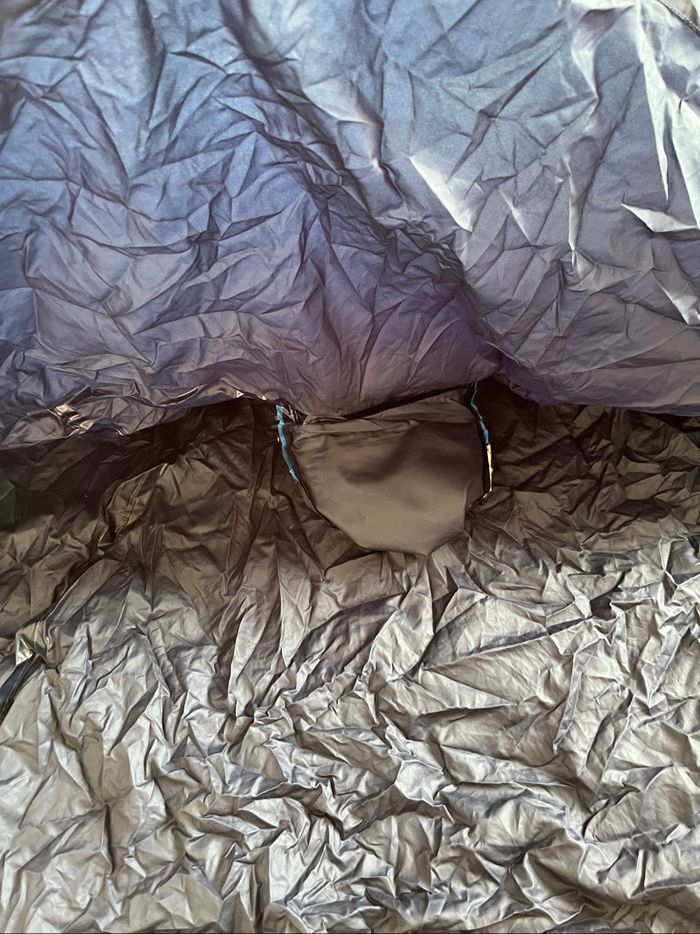 Poncho de pluie Décathlon bleu marine 6A TBE - photo numéro 3