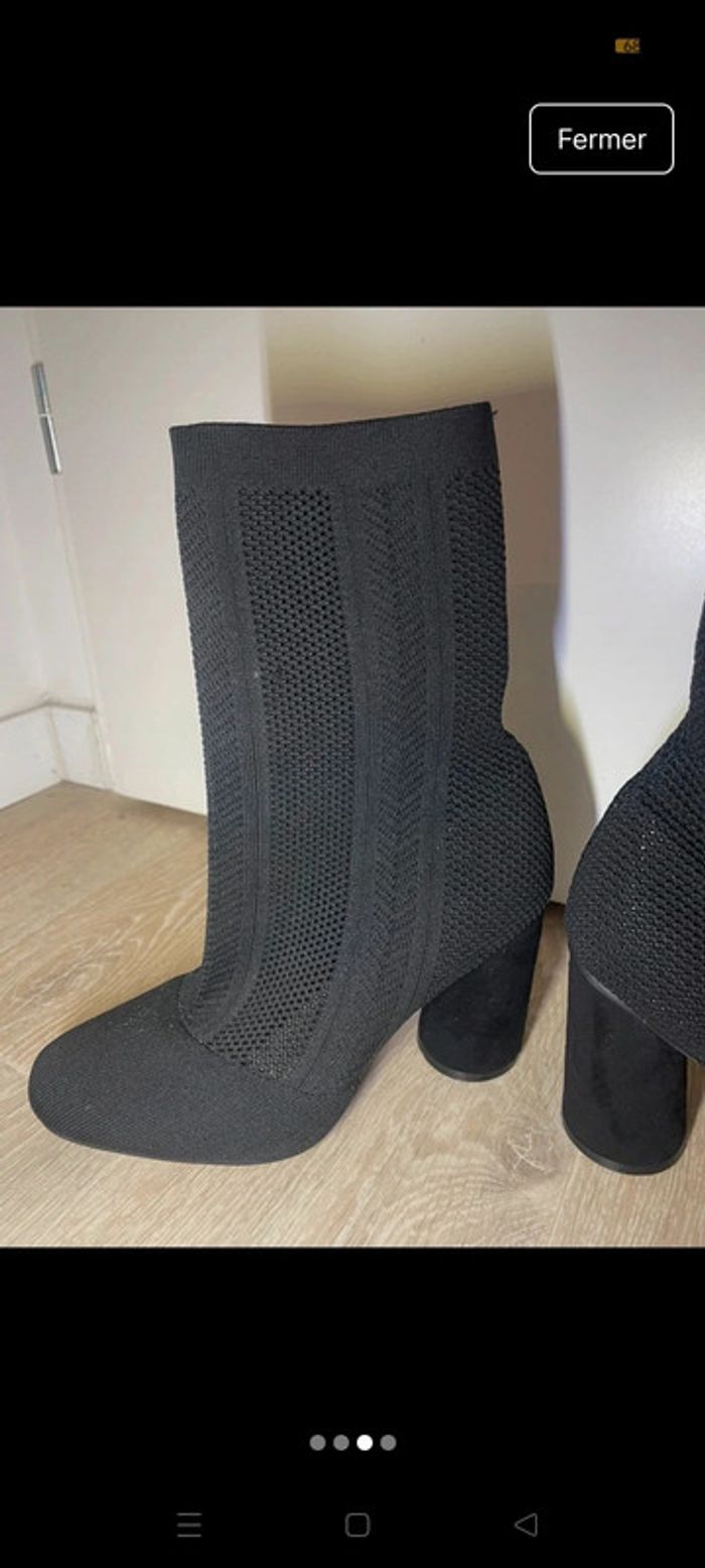 Bottes/Bottines chaussettes chics et originales - photo numéro 3