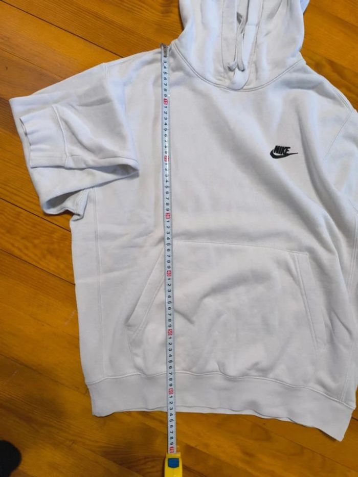 Sweat à capuche Nike - Blanc - Logo Brodé - Taille S - photo numéro 9