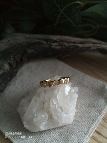 Bague alvéoles d'abeille