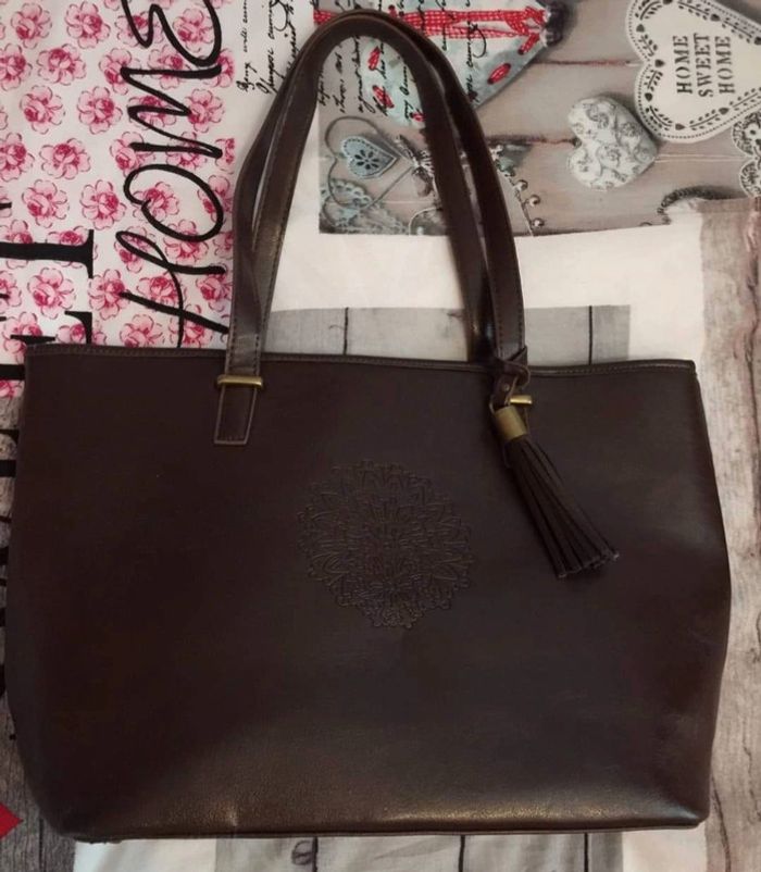 Sac en cuir marron neuf - photo numéro 2