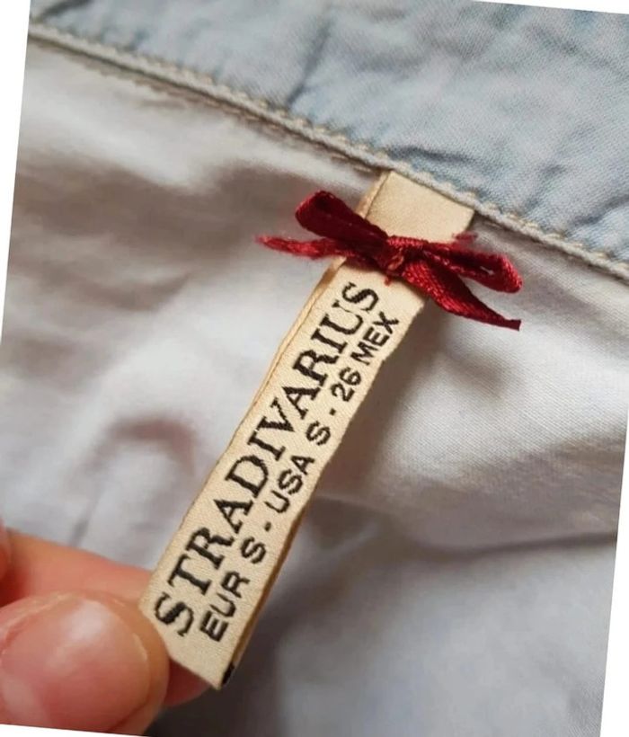 Chemise en jean Stradivarius - photo numéro 6