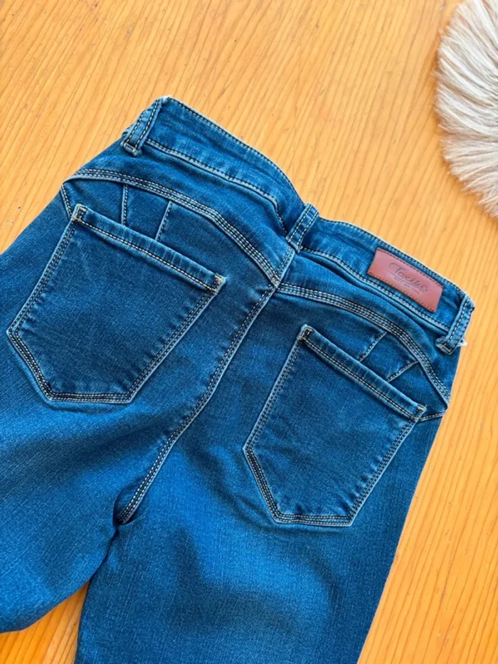 Jean 3/4 slim bleu Toxik - photo numéro 5