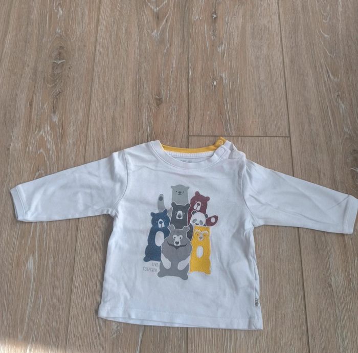 Tee-shirts manches longues 6 mois