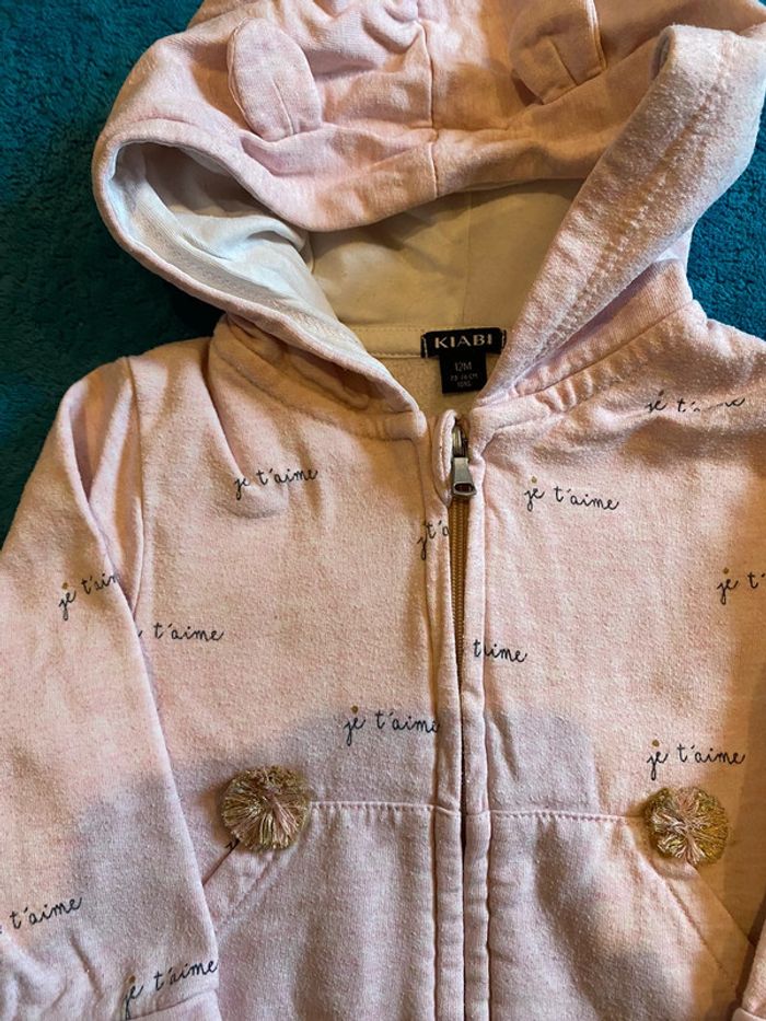 Gilet à capuche 12 mois - photo numéro 2