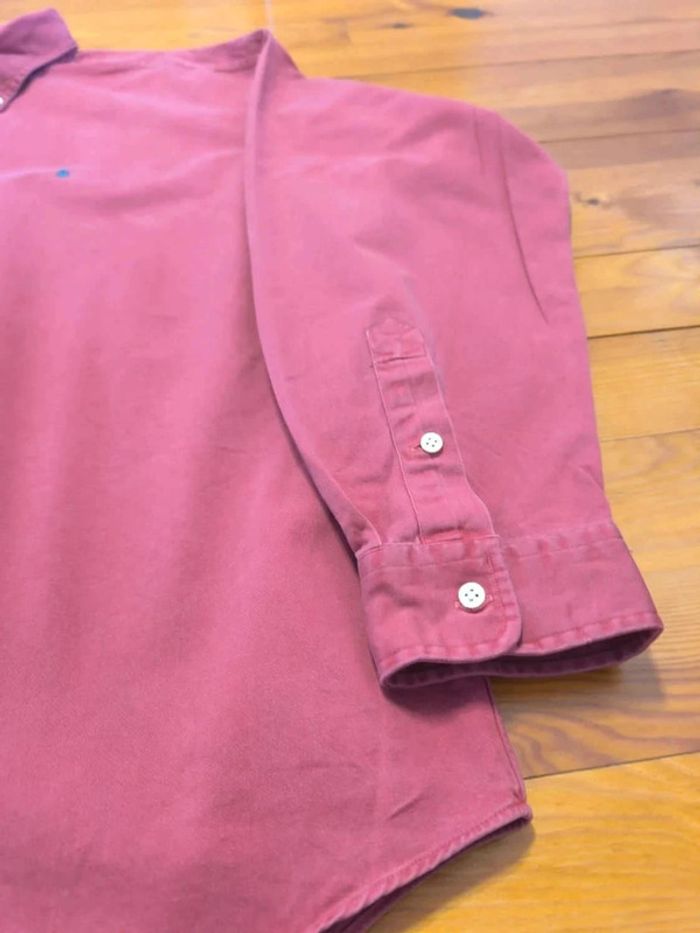 Chemise Ralph Lauren - Blake 100 % Cotton - Logo brodé marine - Bordeaux - Taille XXL - photo numéro 5