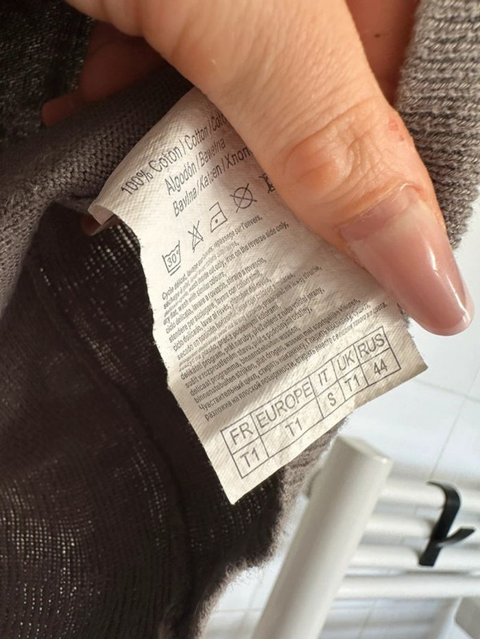 Pull gris - photo numéro 5