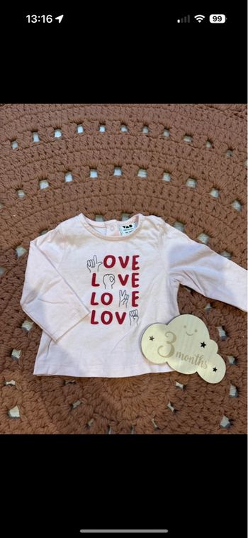 Tee shirt manches longues 🌷