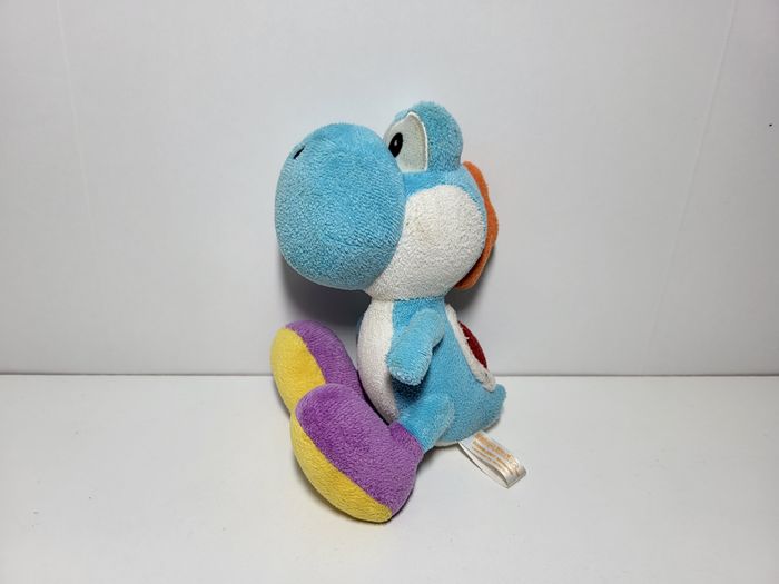 Peluche Mario - yoshi bleu - photo numéro 3