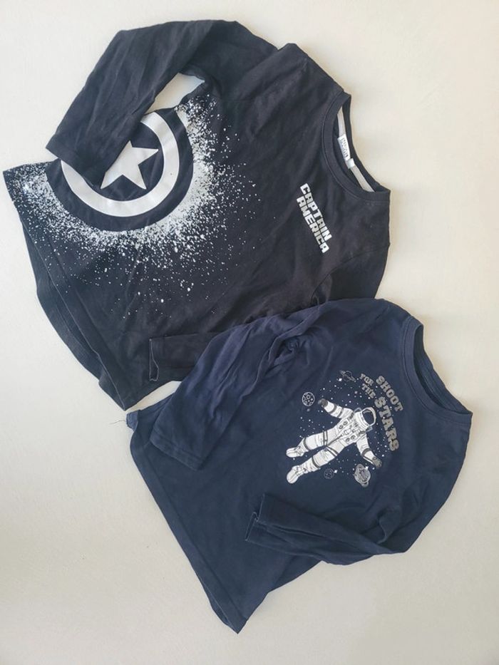 Lot de 2 Tee-shirt manches longues