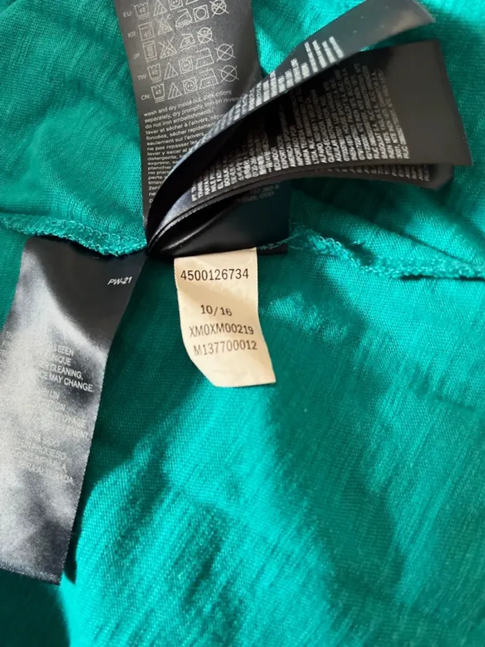 T-shirt Tommy Hilfiger turquoise - photo numéro 6