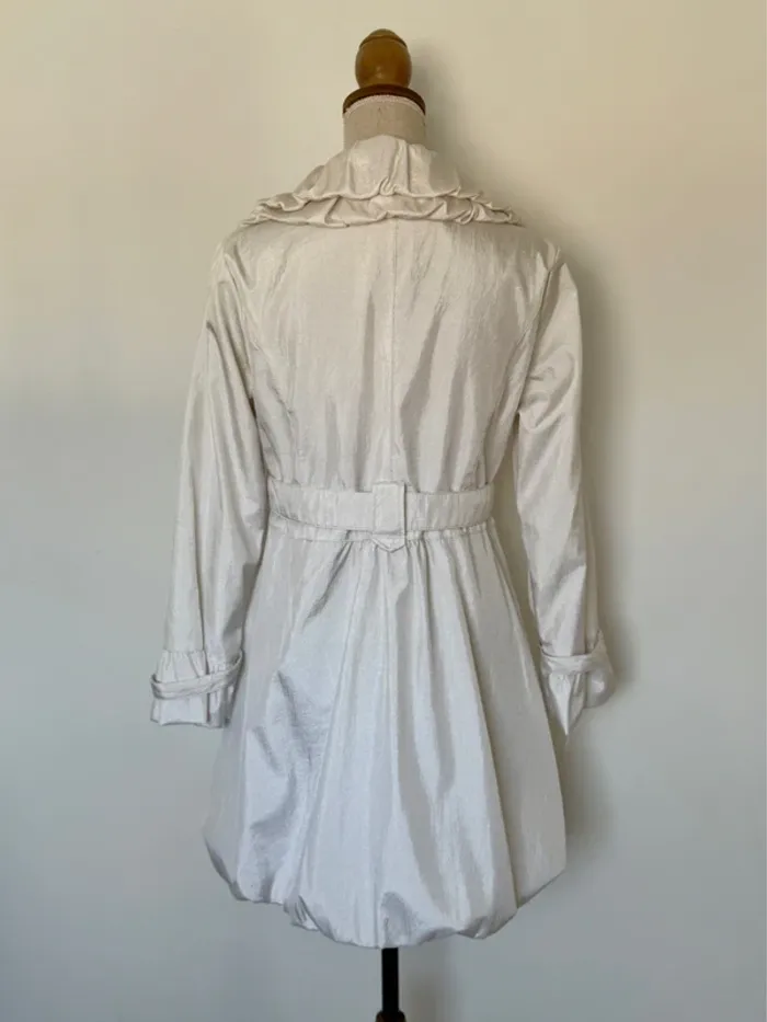 Parka anorak blouson manteau abrigo veste vest jas trench Giacca chaqueta jacket jas test blanc - photo numéro 3