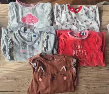 Lot de 6 pyjamas