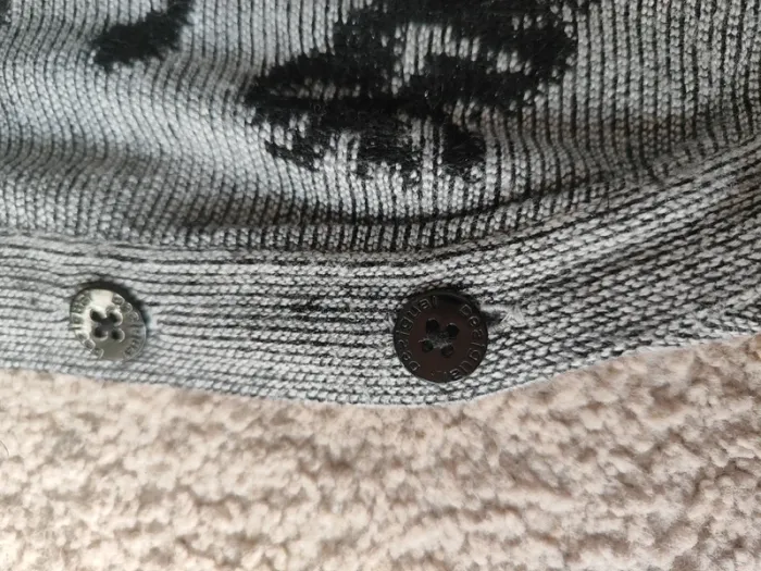 Magnifique pull léger gris/noir Desigual - photo numéro 5