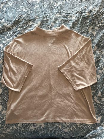 Haut Mango manches 3/4 avec col montant