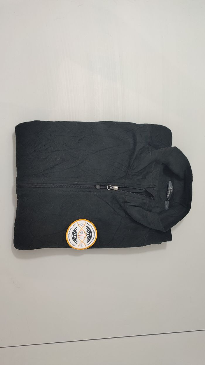Vêtement veste polaire noir zippé Eddie bauer taille XXXL #Retrostreet