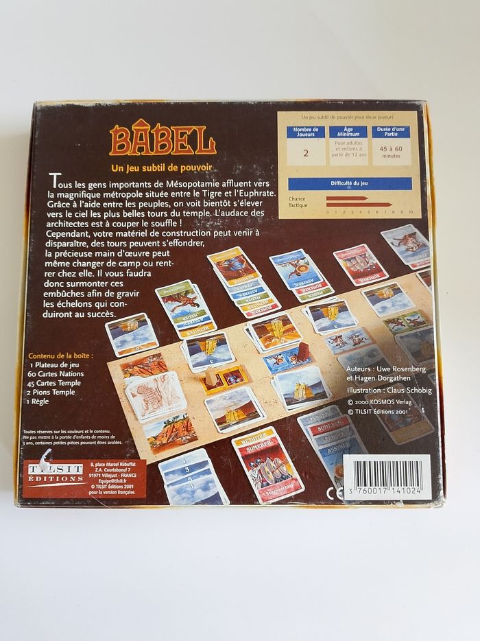 Babel un subtil jeu de pouvoir Tilsit éditions complet - photo numéro 2