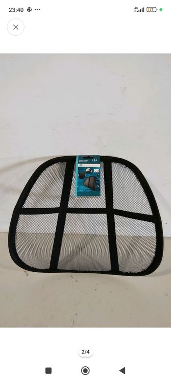 Lot de 5 supports lombaires neufs de marque Carrefour pour chaises