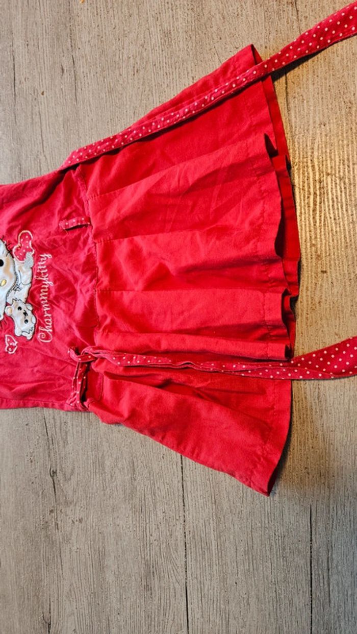 Robe d été courte rouge et blanche, Sanrio, Charm my Kitty, 8 ans - photo numéro 4