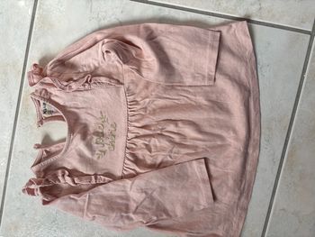 Tee-shirt à manches longues rose 