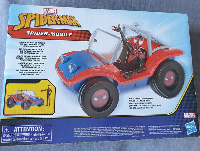Marvel Spiderman et sa spider-mobile
