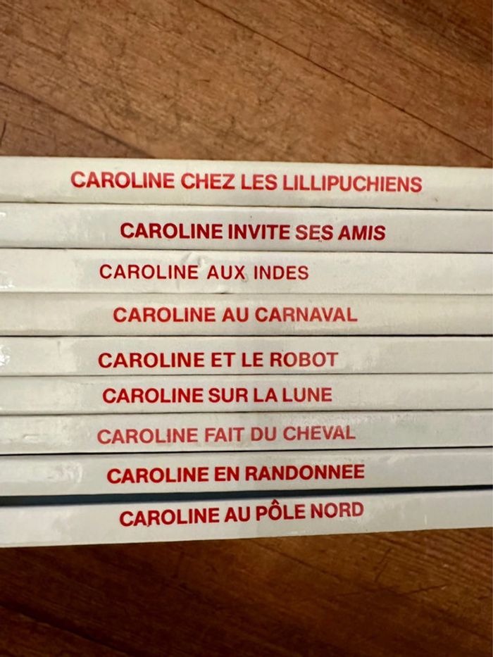 Lot de 9 livres Pierre Probst Caroline bd album vintage années 90 collection Hachette - photo numéro 3
