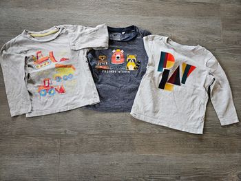 Lots de 3 t-shirt manches longues