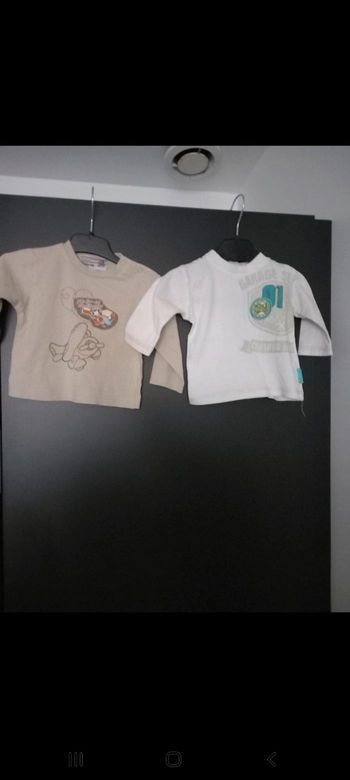Tshirts manches longues 6mois