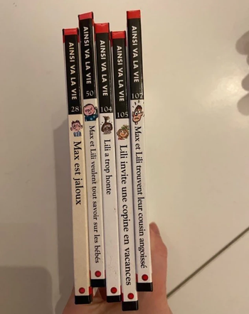 5 livres Max et Lili