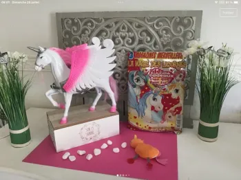 Grande licorne avec pochettes surprise
