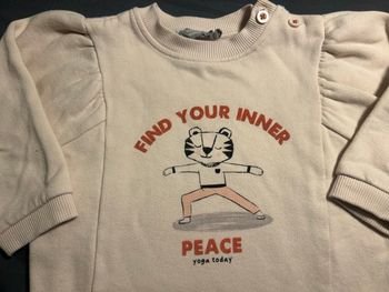 Sweat douillet et chaud bébé fille 36 mois
