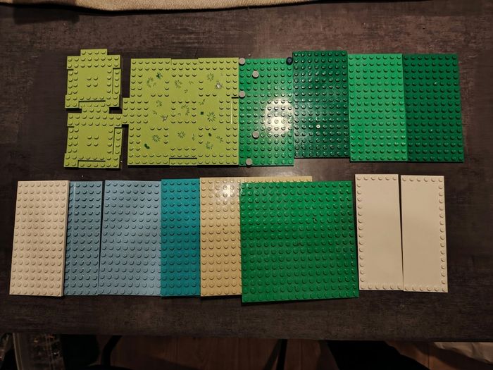 Gros lot de plaques lego