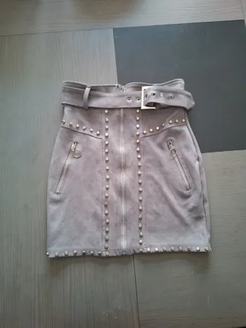 Jupe effet velours