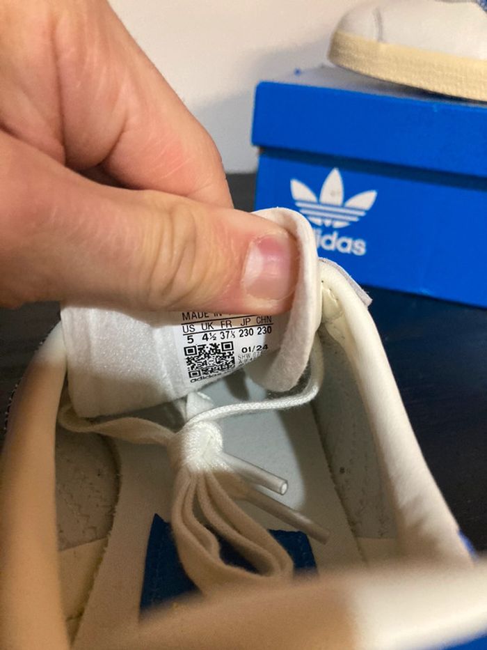Baskets Basses Femme adidas Chaussure Gazelle Palace Bold Bleu - Taille 37 1/3 - photo numéro 6