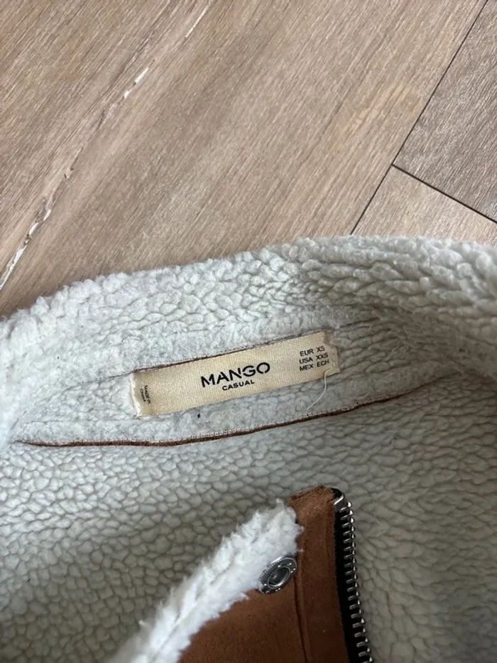 Veste effet daim mango - photo numéro 2