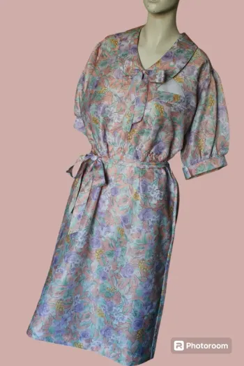 Robe dress retro vintage cottage country core fleurs flower
