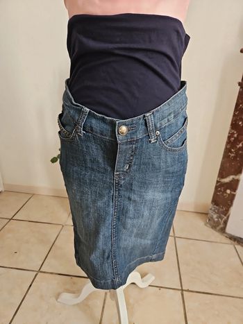 Jupe de grossesse en jeans