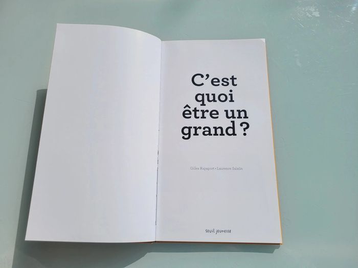 Joli grand livre 🦒 C'est quoi être grand ? (35) - photo numéro 3