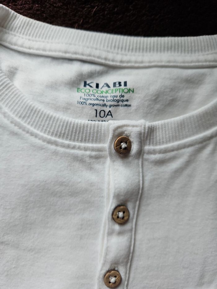 Tee-shirt manches longues garçon 10 ans - photo numéro 2