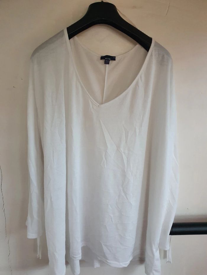 Tunique blanche kiabi 58/60